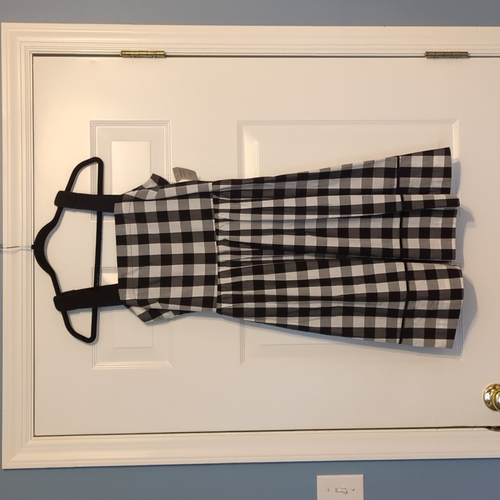 Kate Spade Black and White Plaid Dress